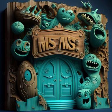 3D модель Игра Monsters IncScare Island (STL)